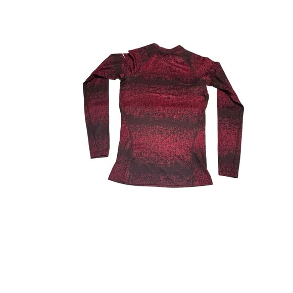 Nike Therma-Fit Top Women's‎ Size Small Red Just Do It Graphic Shirt Thumbholes - Picture 3 of 12